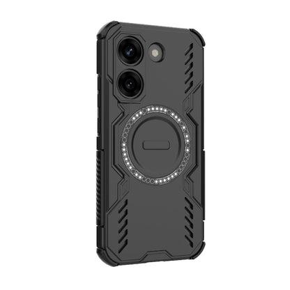 Custodia MagSafe per Xiaomi Poco X8 Pro, Techsuit, ArmorMag, Nera