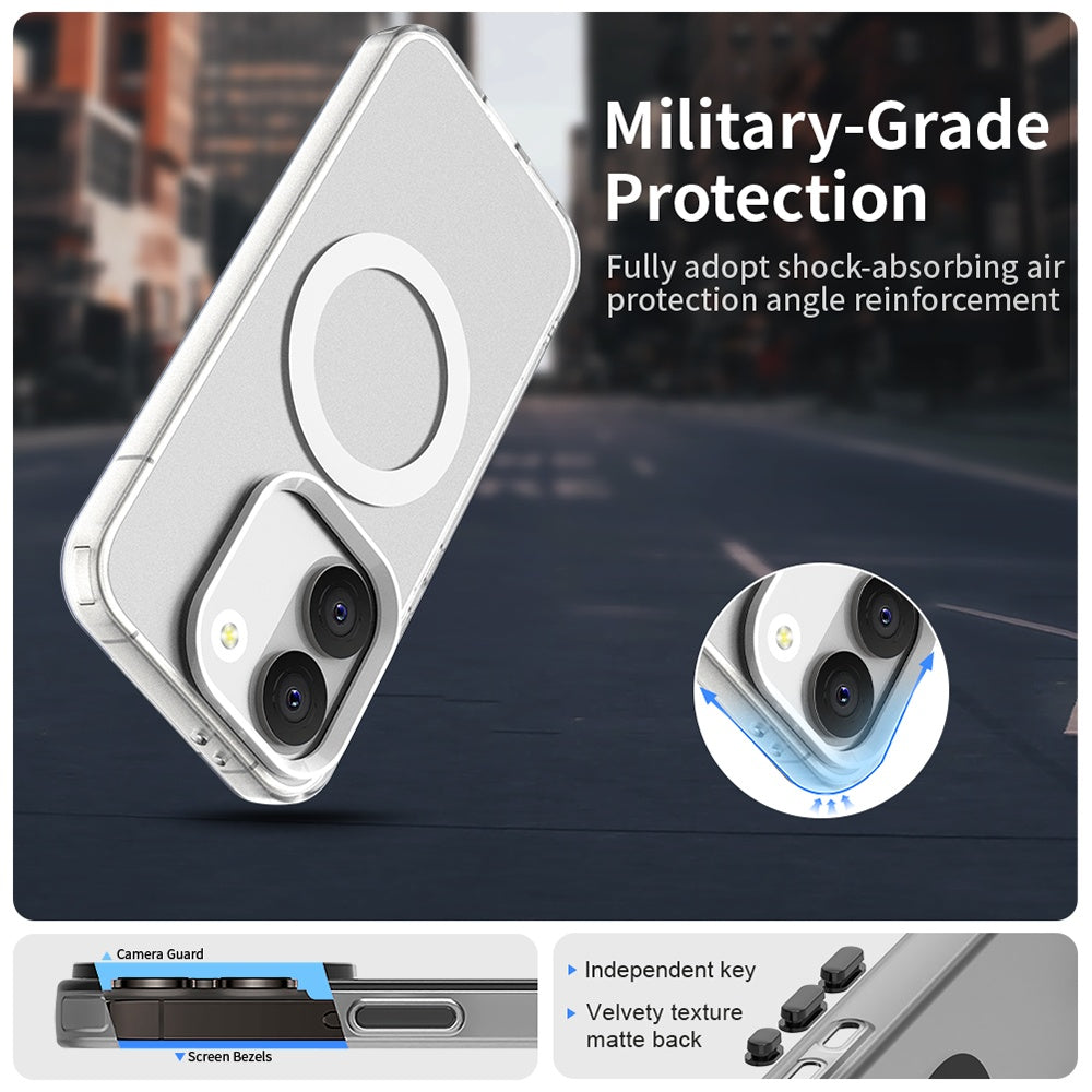 Custodia MagSafe per Xiaomi Poco X8 Pro, Techsuit, CandyCase, Bianca