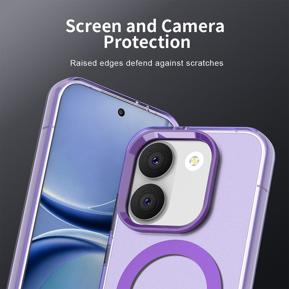 Custodia MagSafe per Xiaomi Poco X8 Pro, Techsuit, CandyCase, Viola