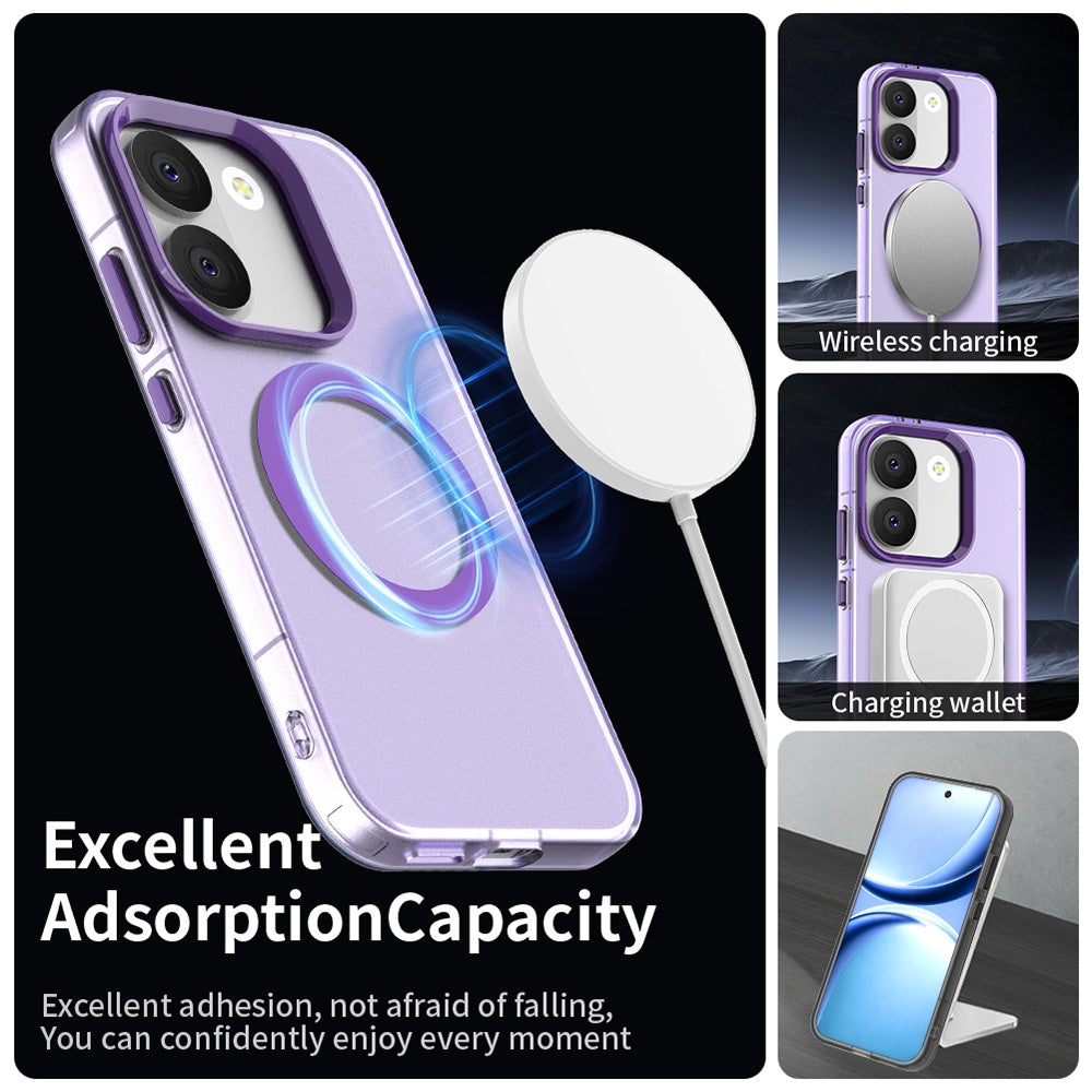 Custodia MagSafe per Xiaomi Poco X8 Pro, Techsuit, CandyCase, Viola