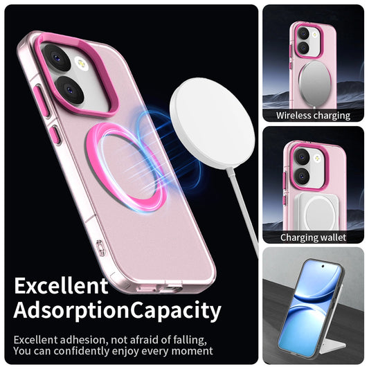 Custodia MagSafe per Xiaomi Poco X8 Pro, Techsuit, CandyCase, Rosa