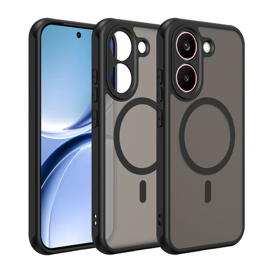 Custodia MagSafe per Xiaomi Poco X8 Pro, Techsuit, HaloFrost II, Nera