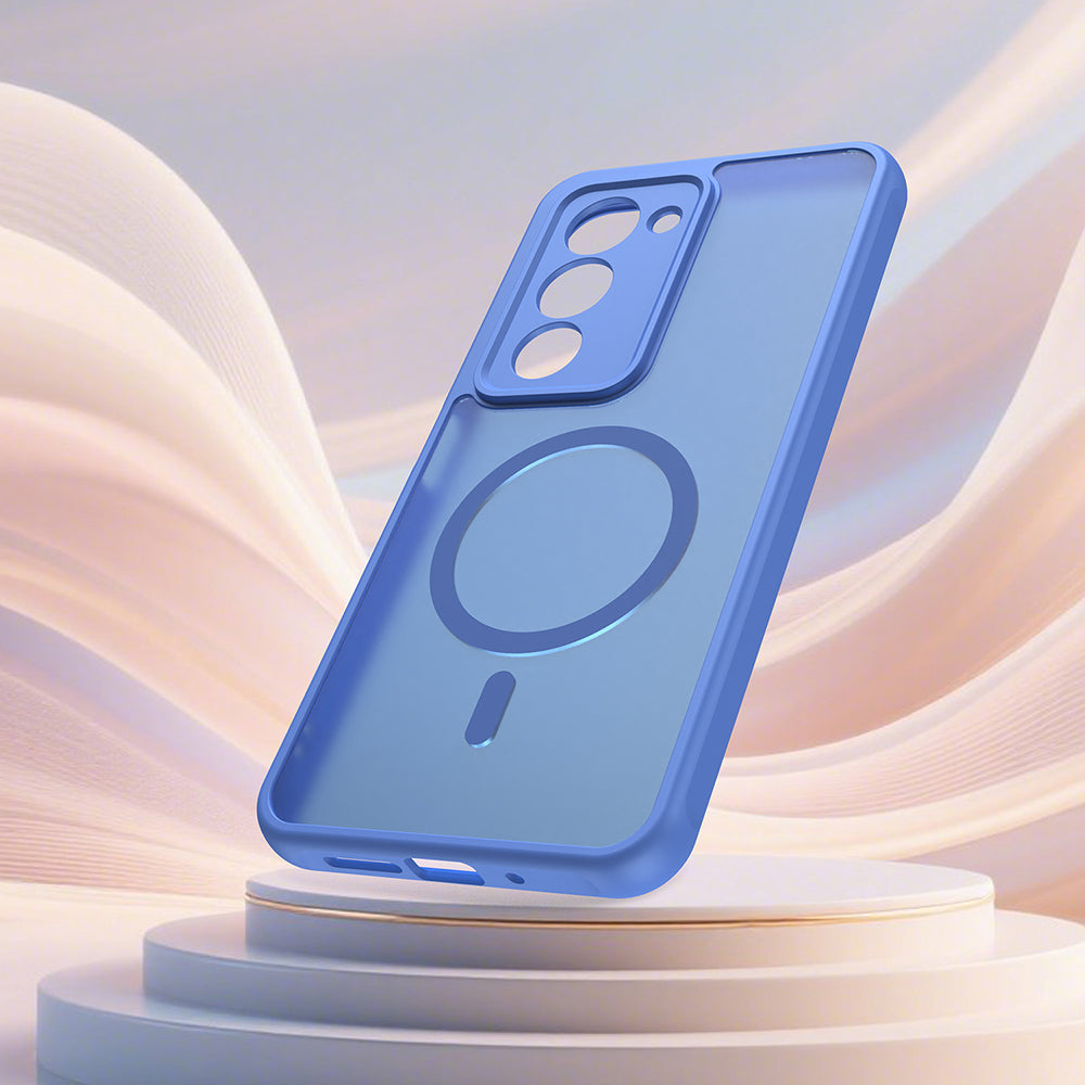 Custodia MagSafe per Xiaomi Redmi 15 5G / 15 4G, Techsuit, HaloFrost II, Blu