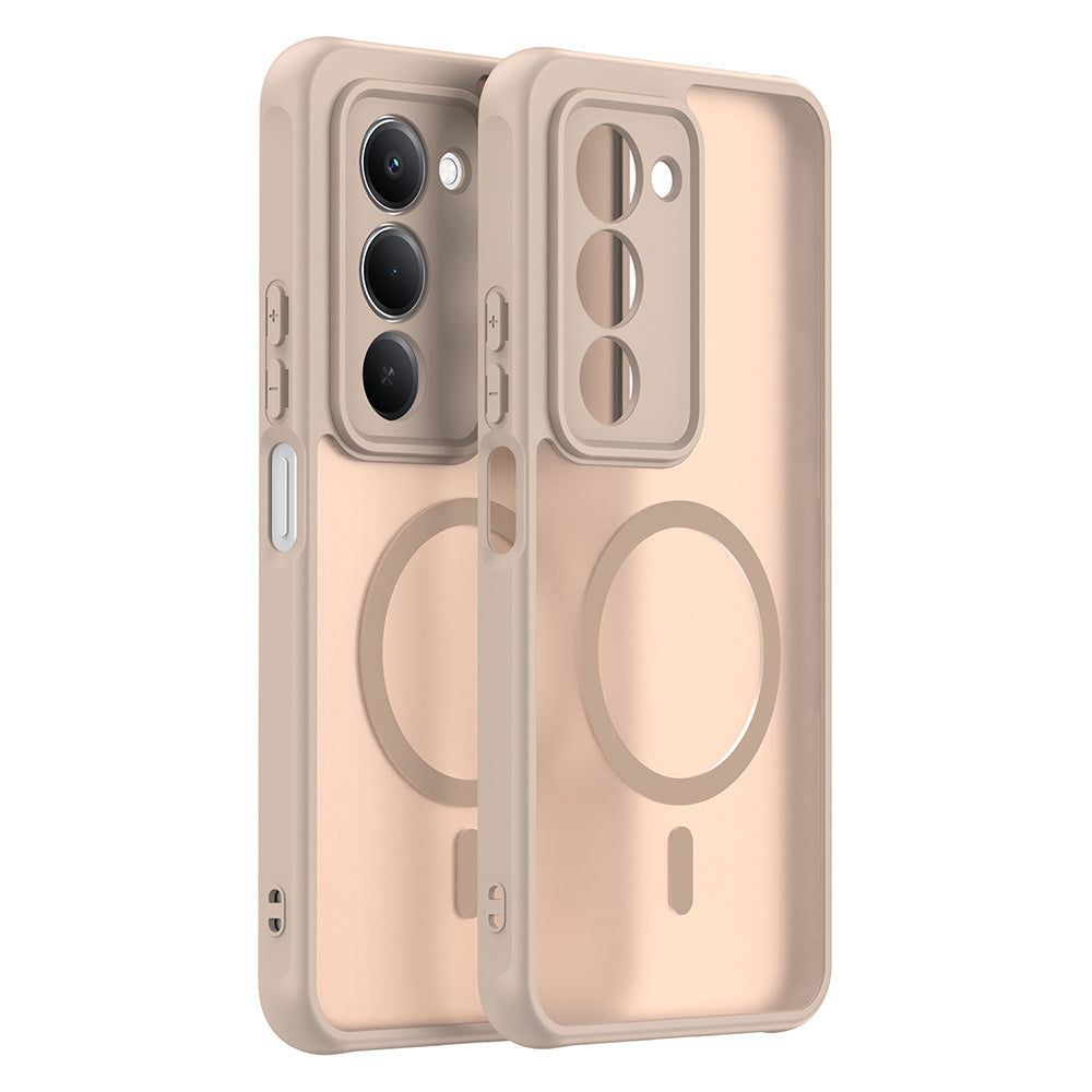 Custodia MagSafe per Xiaomi Redmi 15 5G / 15 4G, Techsuit, HaloFrost II, Dorata