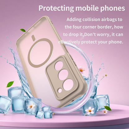 Custodia MagSafe per Xiaomi Redmi 15 5G / 15 4G, Techsuit, HaloFrost II, Dorata