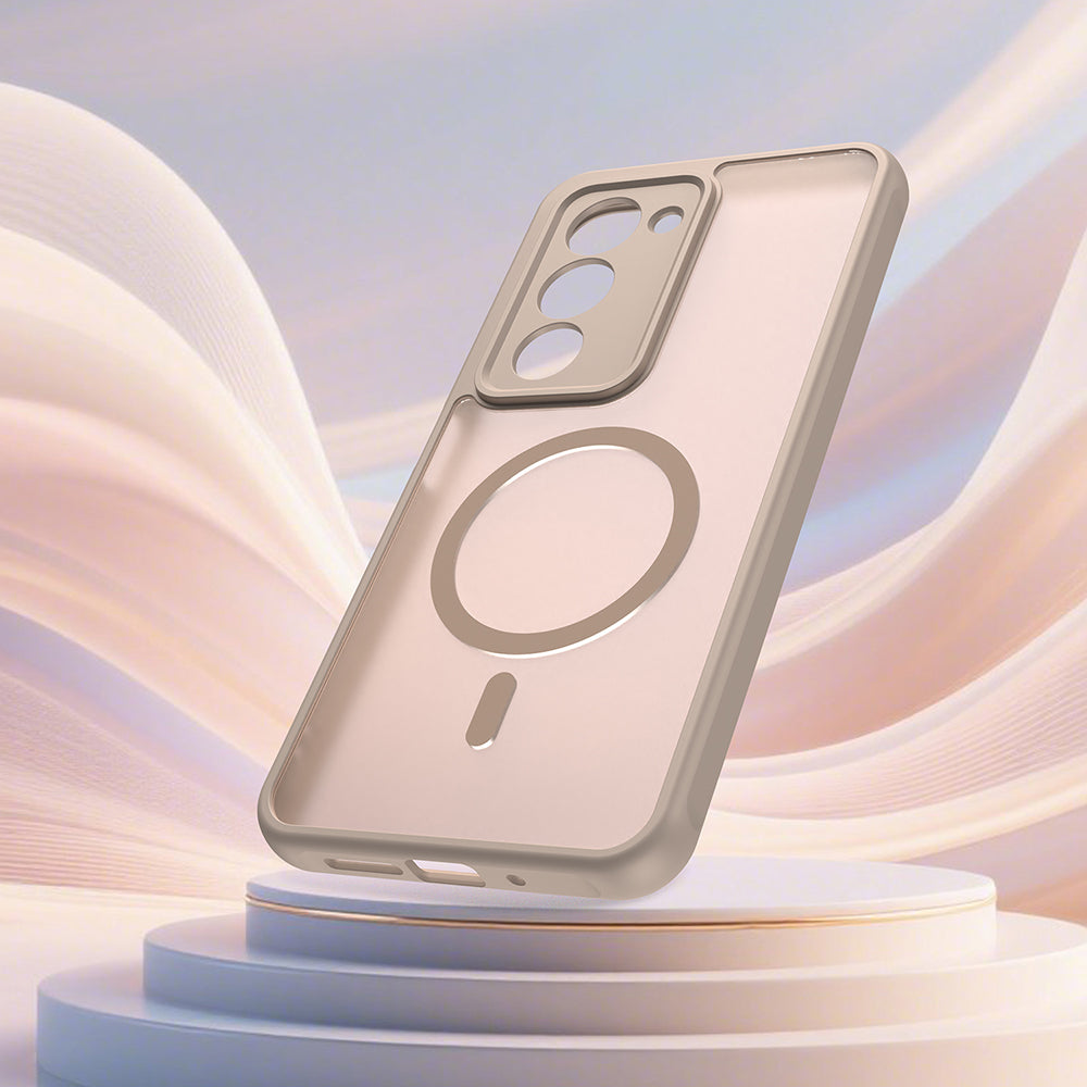Custodia MagSafe per Xiaomi Redmi 15 5G / 15 4G, Techsuit, HaloFrost II, Dorata
