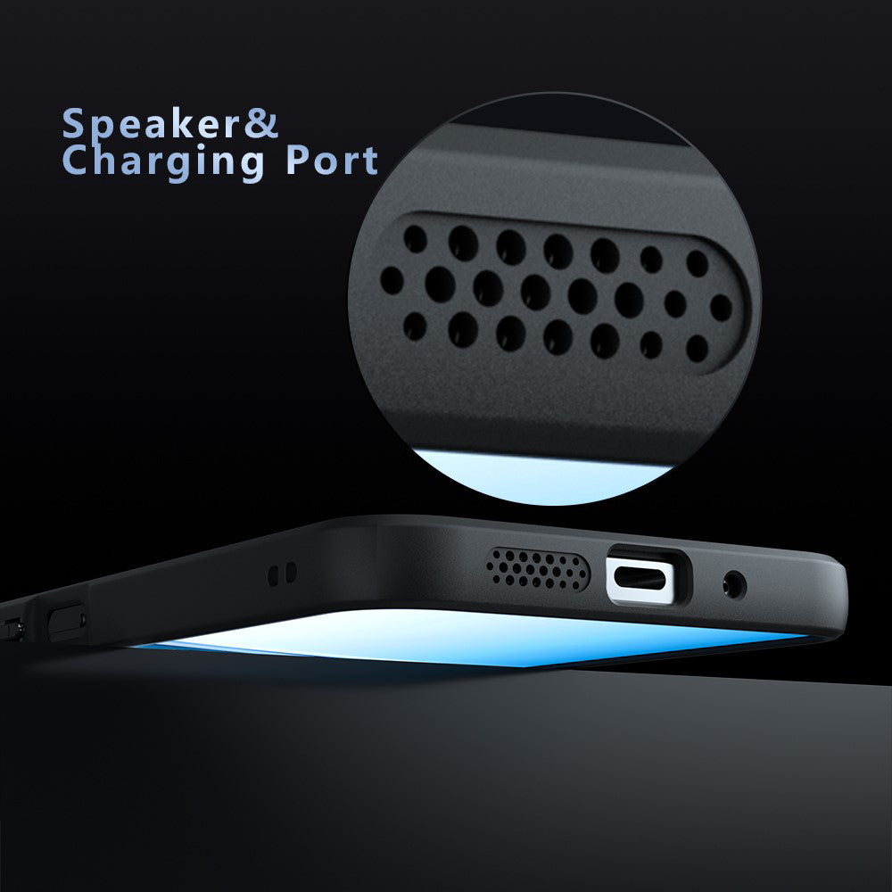 Custodia MagSafe per Xiaomi Redmi 15 5G / 15 4G, Techsuit, PureFrost, Nera Satinata