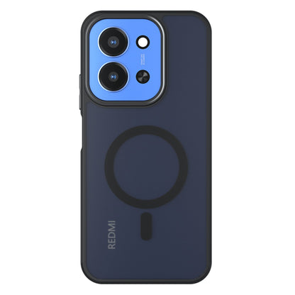 Custodia MagSafe per Xiaomi Redmi 15C 5G / 15C 4G, Techsuit, PureFrost, Nera Satinata