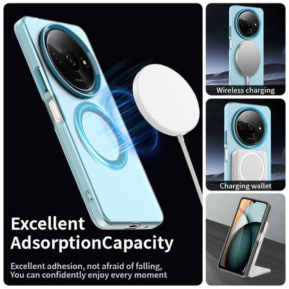Custodia MagSafe per Xiaomi Redmi A3x / A3, Techsuit, CandyCase, Blu