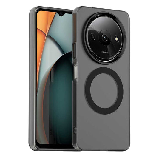Custodia MagSafe per Xiaomi Redmi A3x / A3, Techsuit, CandyCase, Nera