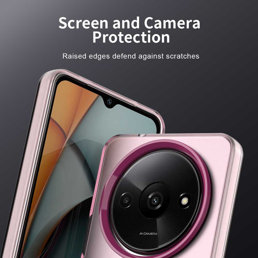 Custodia MagSafe per Xiaomi Redmi A3x / A3, Techsuit, CandyCase, Rosa