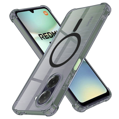 Custodia MagSafe per Xiaomi Redmi A5 4G (Standard), Techsuit, Shockproof Clear, Fumè