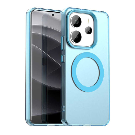 Custodia MagSafe per Xiaomi Redmi Note 14 4G (Regionale), Techsuit, CandyCase, Blu