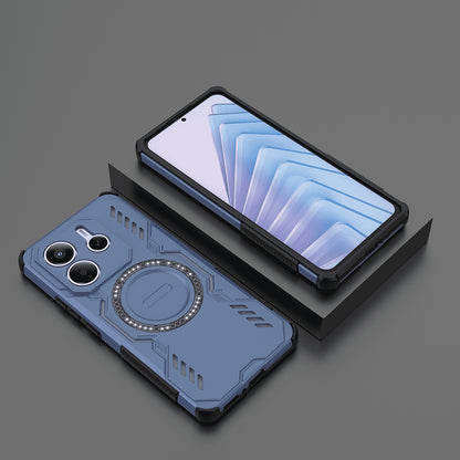 Custodia MagSafe per Xiaomi Redmi Note 14 5G, Techsuit, ArmorMag, Blu