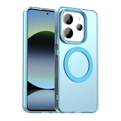 Custodia MagSafe per Xiaomi Redmi Note 14 5G, Techsuit, CandyCase, Blu