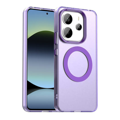Custodia MagSafe per Xiaomi Redmi Note 14 5G, Techsuit, CandyCase, Viola