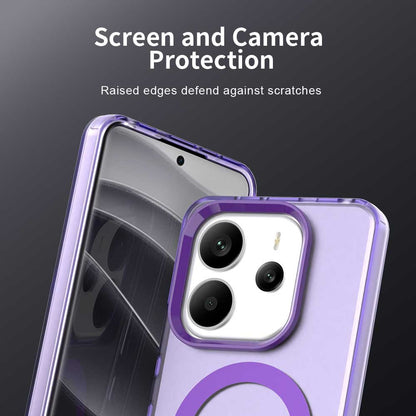 Custodia MagSafe per Xiaomi Redmi Note 14 5G, Techsuit, CandyCase, Viola