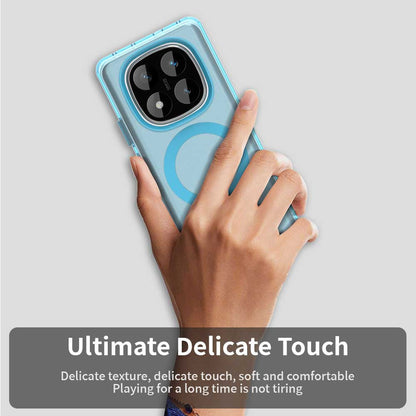 Custodia MagSafe per Xiaomi Redmi Note 14 Pro 4G, Techsuit, CandyCase, Blu