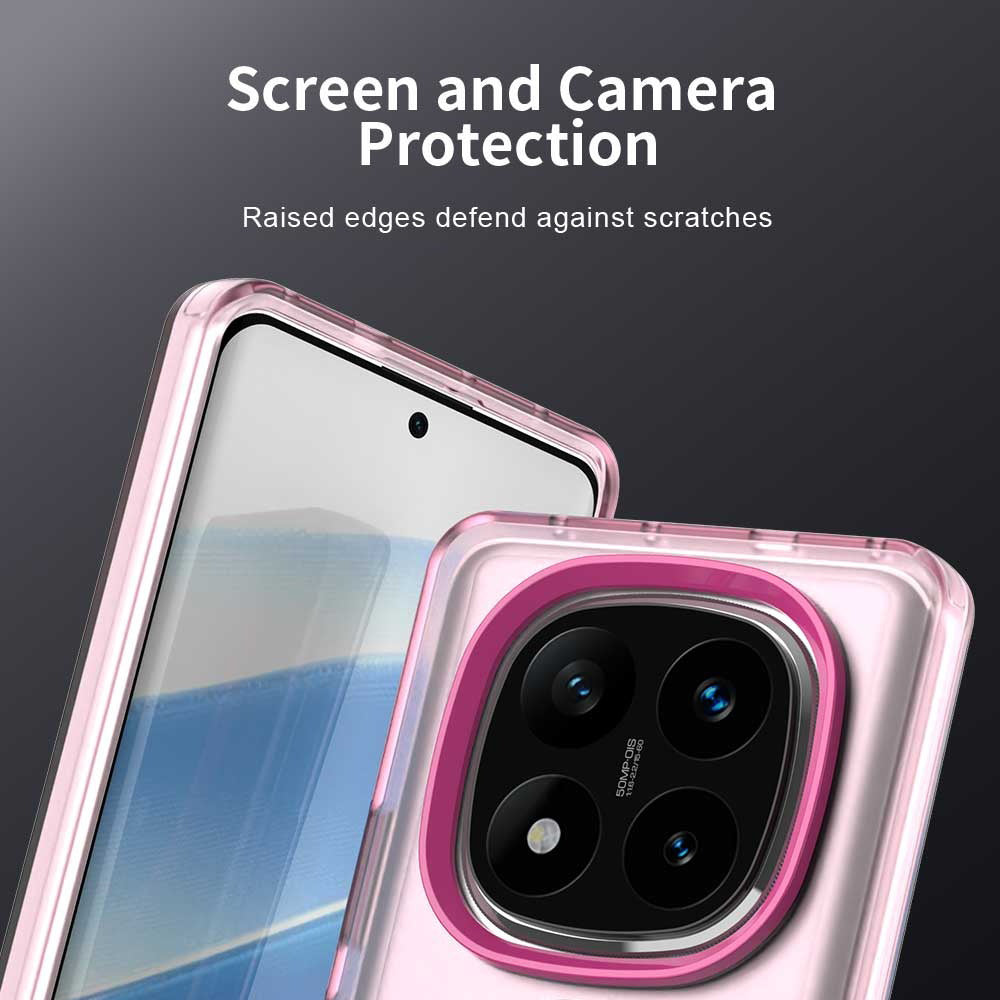 Custodia MagSafe per Xiaomi Redmi Note 14 Pro 4G, Techsuit, CandyCase, Rosa