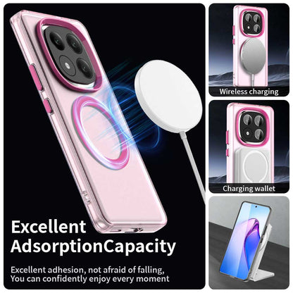 Custodia MagSafe per Xiaomi Redmi Note 14 Pro+ 5G, Techsuit, CandyCase, Rosa
