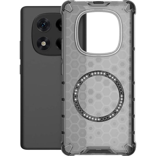 Custodia MagSafe per Xiaomi Redmi Note 14 Pro+ 5G, Techsuit, HoneyComb Shield, Nera