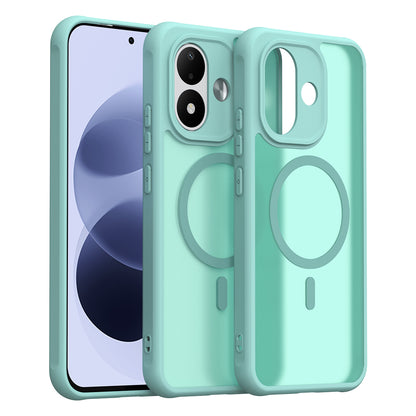 Custodia MagSafe per Xiaomi Redmi Note 17 4G / Note 17 5G, Techsuit, HaloFrost II, Verde Chiaro