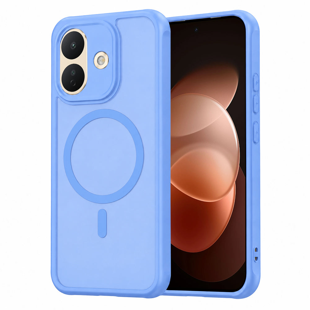 Cover MagSafe per Xiaomi Redmi Note 17 Pro, Techsuit, HaloFrost II, blu