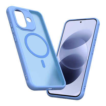 Cover MagSafe per Xiaomi Redmi Note 17 Pro, Techsuit, HaloFrost II, blu