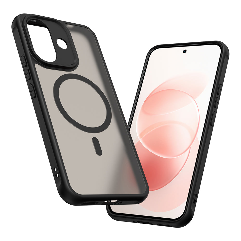 Custodia MagSafe per Xiaomi Redmi Note 17 Pro, Techsuit, HaloFrost II, nera