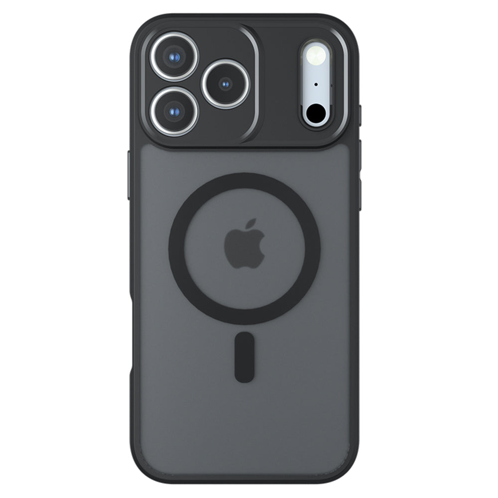 Custodia MagSafe per Apple iPhone 17 Pro Max, Techsuit, PureFrost, Nera