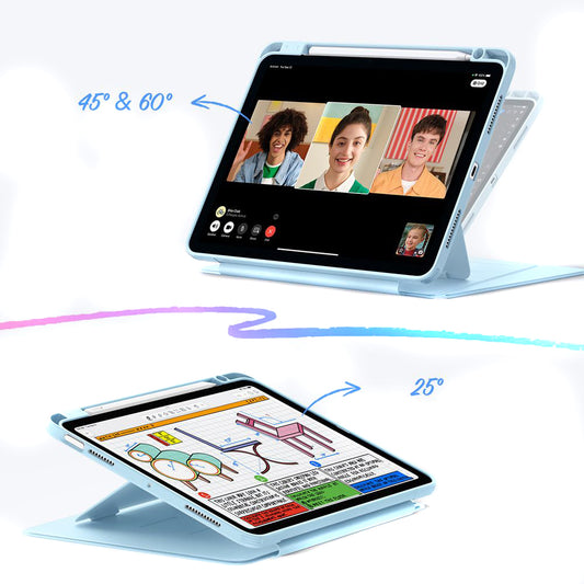 Custodia per Apple iPad Air 11 (2026) / iPad Air 11 (2025) / Air 11 (2024) / Air (2022) / Air (2020), ESR, Flip Hybrid, Blu