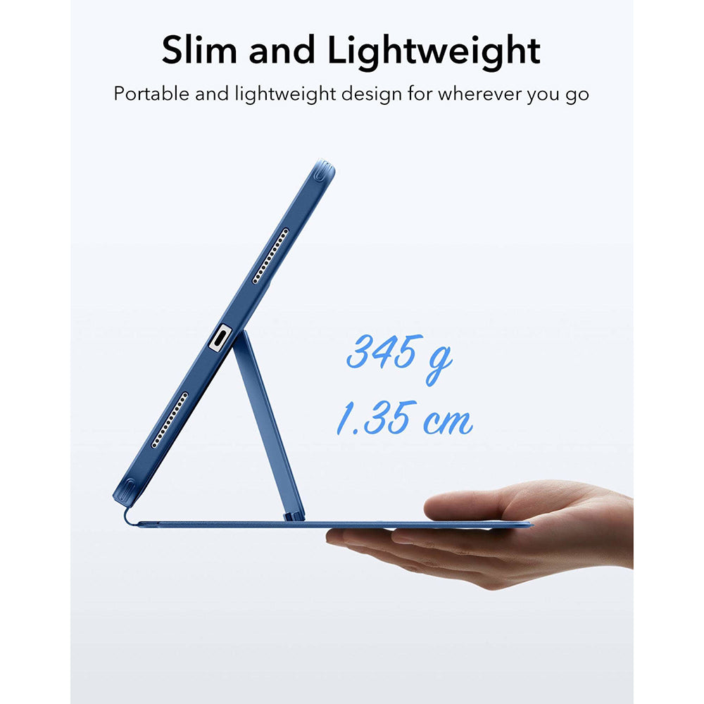 Custodia per Apple iPad (2025) / (2022), ESR, Flip Hybrid, Blu
