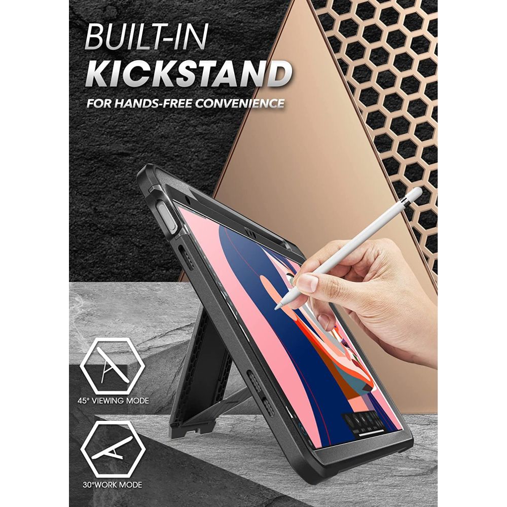 Custodia per Apple iPad (2025) / iPad (2022), Supcase, Unicorn Beetle Pro, Nera