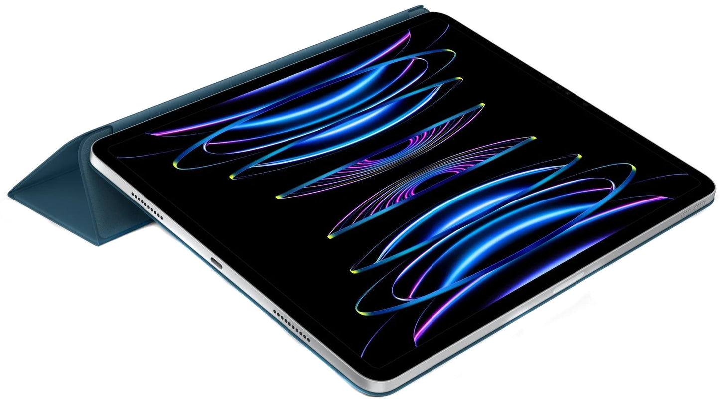 Custodia per Apple iPad Pro 12.9 (2022) / Pro 12.9 (2021) / Pro 12.9 (2020) / Pro 12.9 (2018), Smart Folio, Blu MQDW3ZM/A