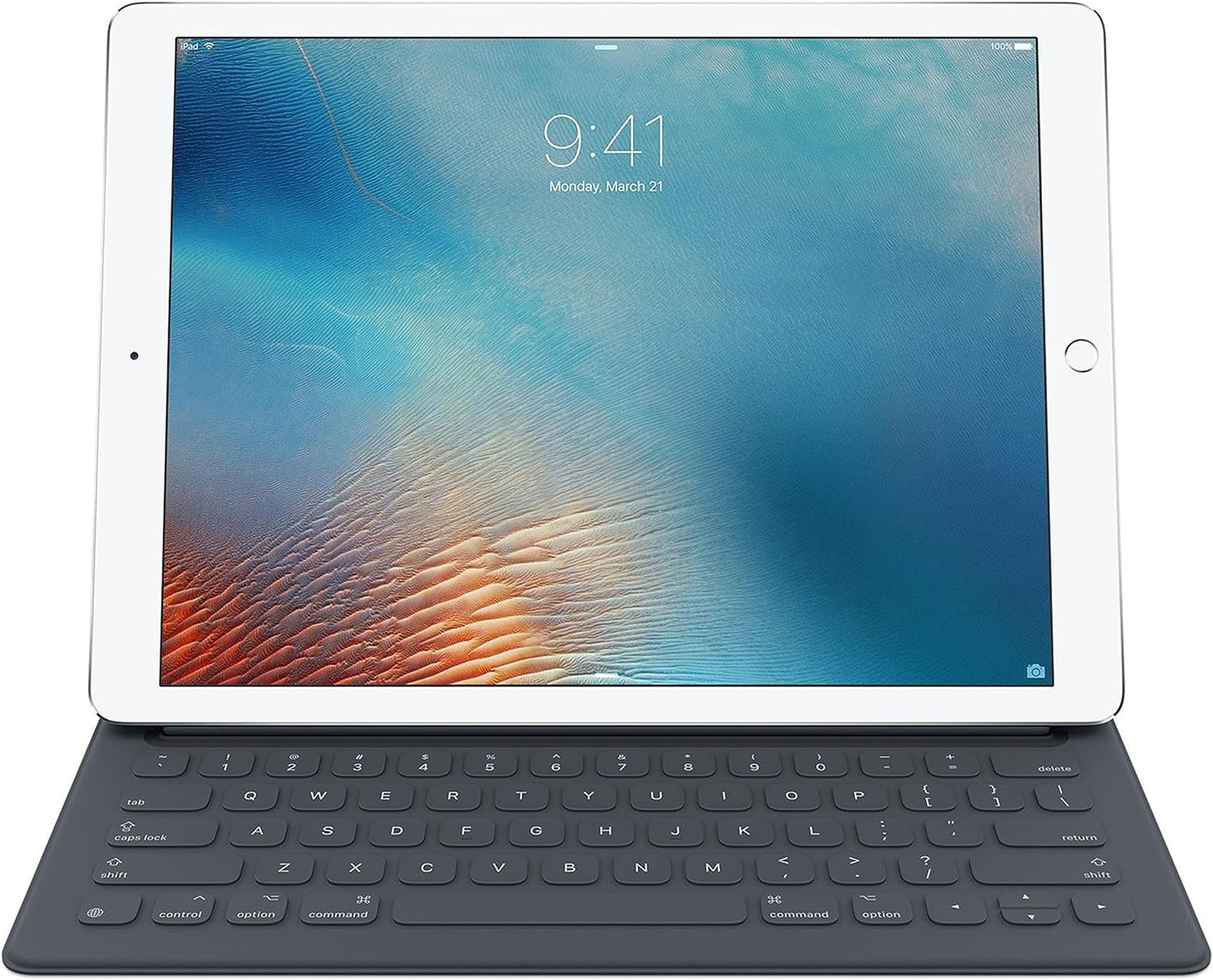 Custodia per Apple iPad Pro 9.7 (2016), Smart Keyboard Folio, Layout US Qwerty, Nero MM2L2ZM/A 