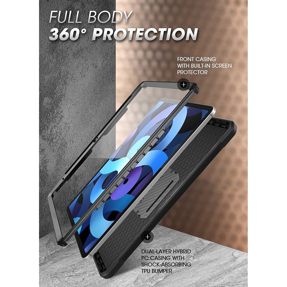 Custodia per Apple iPad (2025) / iPad (2022), Supcase, Unicorn Beetle Pro, Nera