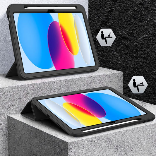 Custodia per Apple iPad (2025) / iPad (2022), Tech-Protect, Endurance, Nera