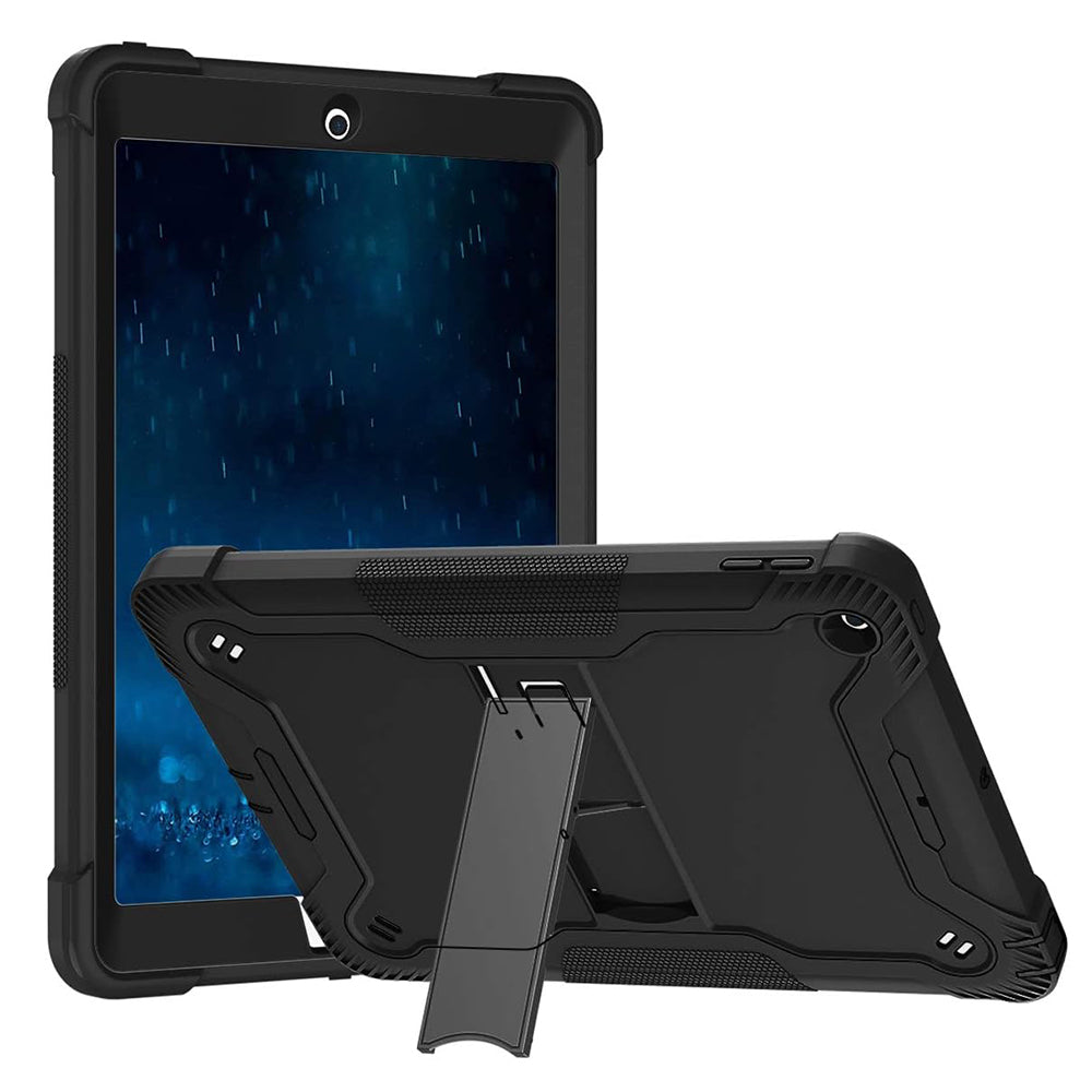 Custodia per Apple iPad 9.7 (2018) / 9.7 (2017), Techsuit, Rugged TabShell, Nera