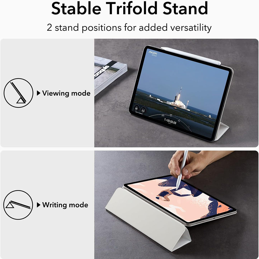 Custodia per Apple iPad Air 11 (2024) / Air (2022) / Air (2020) / Pro 11 (2018), ESR, Rebound, Bianca