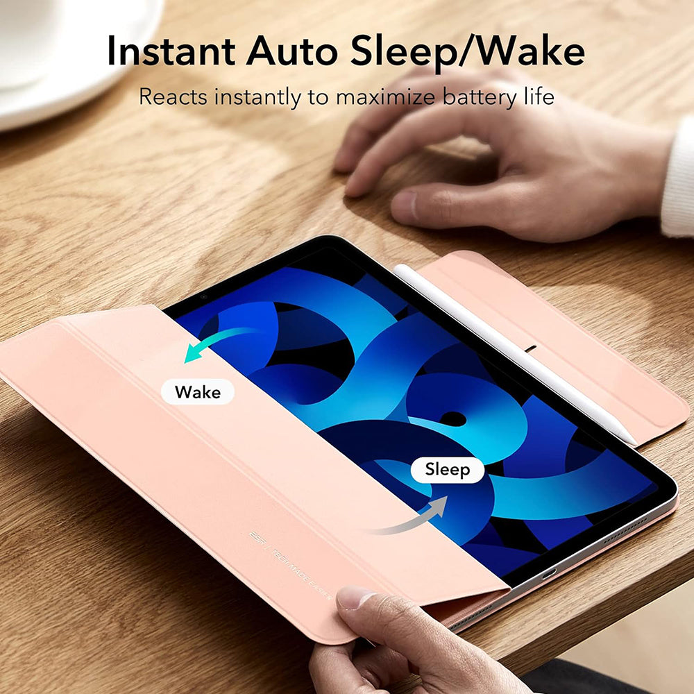 Custodia per Apple iPad Air 11 (2024) / Air (2022) / Air (2020) / Pro 11 (2018), ESR, Rebound, Rosa