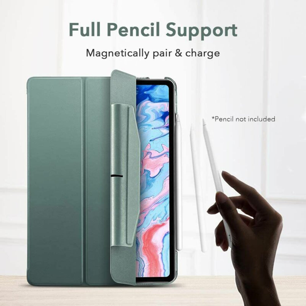 Custodia per Apple iPad Air 11 (2025) / Air 11 (2024) / Air (2022) / Air (2020), ESR, Ascend Trifold, Verde Satinato