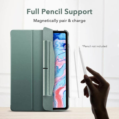 Custodia per Apple iPad Air 11 (2025) / Air 11 (2024) / Air (2022) / Air (2020), ESR, Ascend Trifold, Verde Satinato