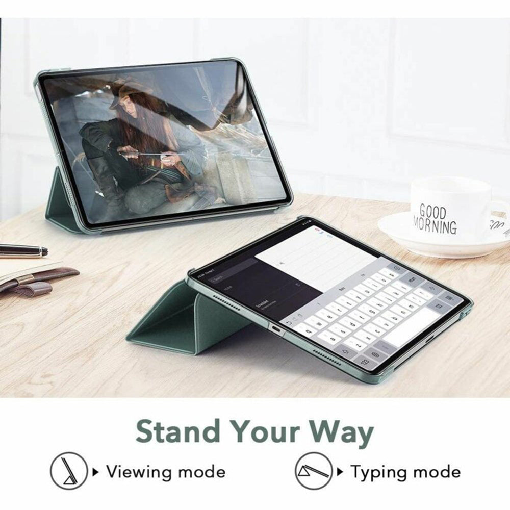 Custodia per Apple iPad Air 11 (2025) / Air 11 (2024) / Air (2022) / Air (2020), ESR, Ascend Trifold, Verde Satinato