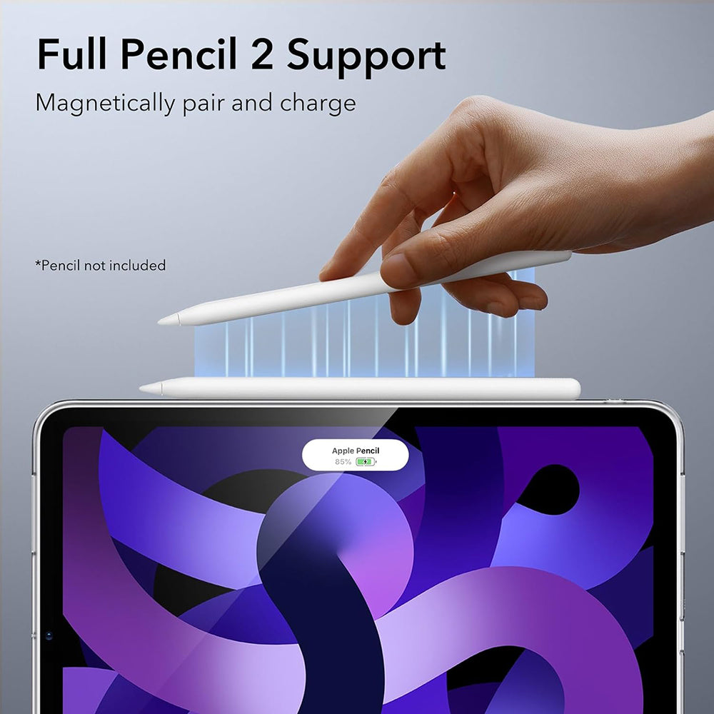 Custodia per Apple iPad Air 11 (2026) / iPad Air 11 (2025) / Air 11 (2024) / Air (2022) / Air (2020), ESR, Project Zero, Nero Satinato