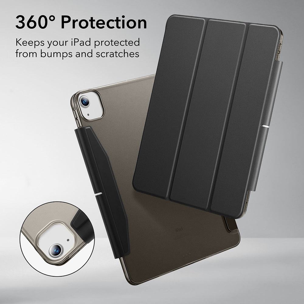 Custodia per Apple iPad Air 13 (2026) / Air 13 (2025) / Air 13 (2024), ESR, Ascend Trifold, Nero Satinato