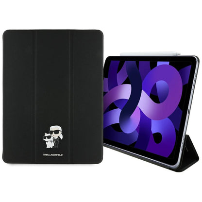 Custodia per Apple iPad Air 13 (2025) / Air 13 (2024), Karl Lagerfeld, Saffiano Karl & Choupette, Nera