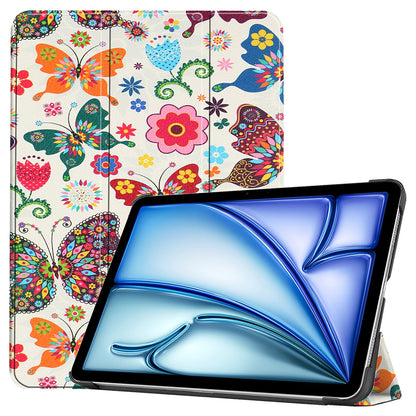 Custodia per Apple iPad Air 13 (2026) / Air 13 (2025) / Air 13 (2024), Techsuit, FoldPro Butterfly, Multicolore