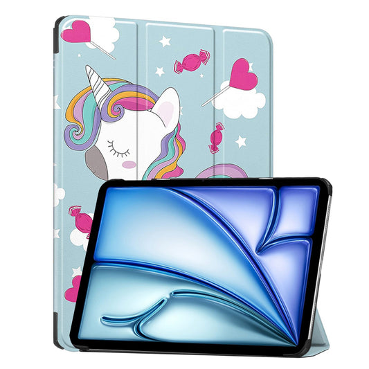 Custodia per Apple iPad Air 13 (2026) / Air 13 (2025) / Air 13 (2024), Techsuit, FoldPro Unicorn, Multicolore