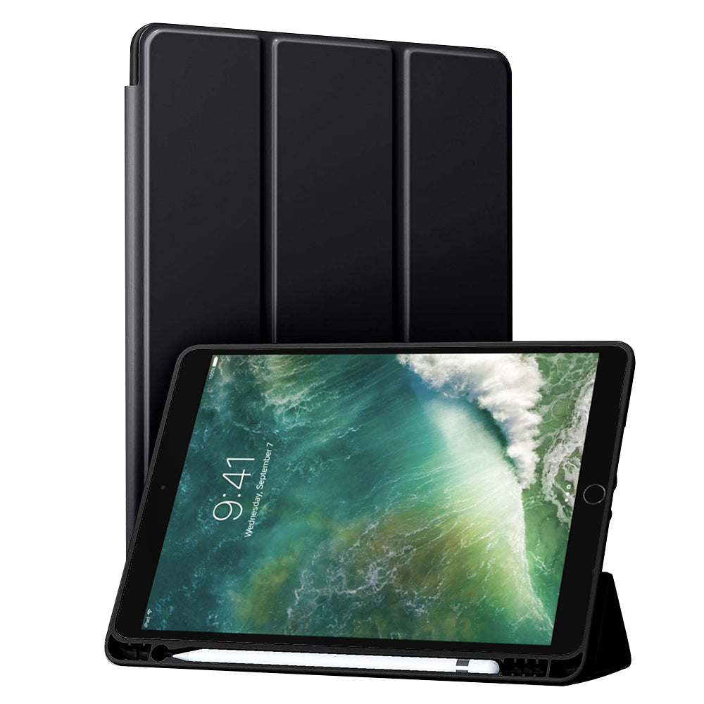 Custodia per Apple iPad Air (2019) / Pro 10.5 (2017), Techsuit, Flex Trifold, Nera