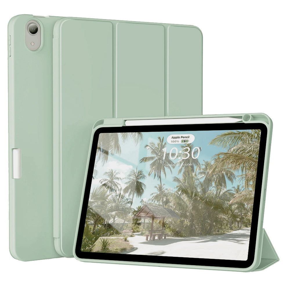 Custodia per Apple iPad Air (2022) / Air (2020), Techsuit, Flex Trifold, Verde Matcha